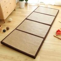 cordial shining folding mat thick japanese tatami rattan mat sleeping pad summer student child kindergarten nap floor bedroom