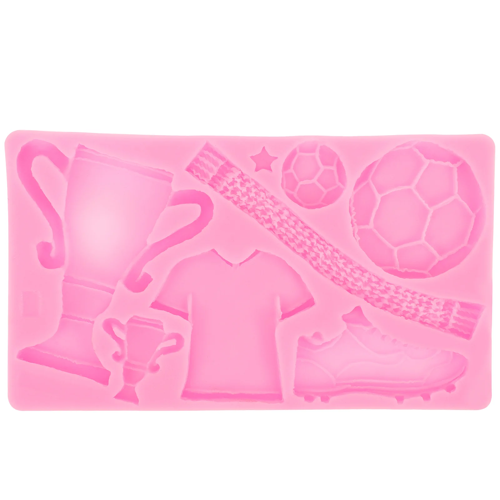 

Football Shirt Chocolate Candy Molds Supple Cookie Lovely Environmental Grade Silicone