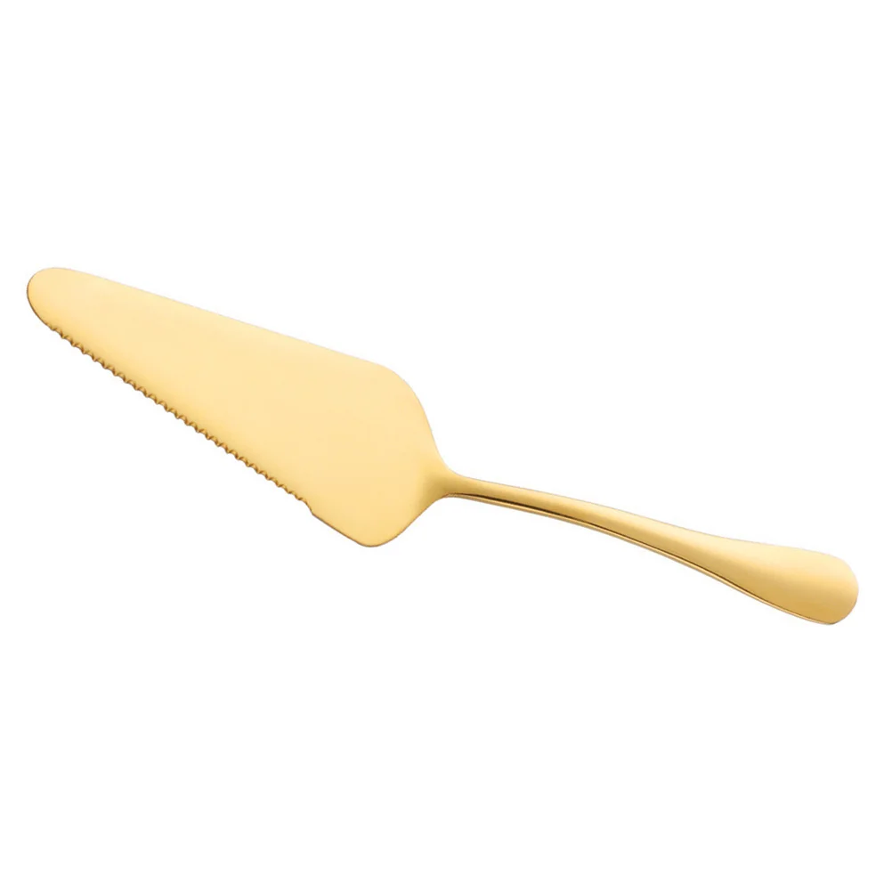 

Server Cake Spatula Pie Pizza Stainless Steel Wedding Slicer Pastry Dessert Set Gold Baking Servers Dough Serrated Metal