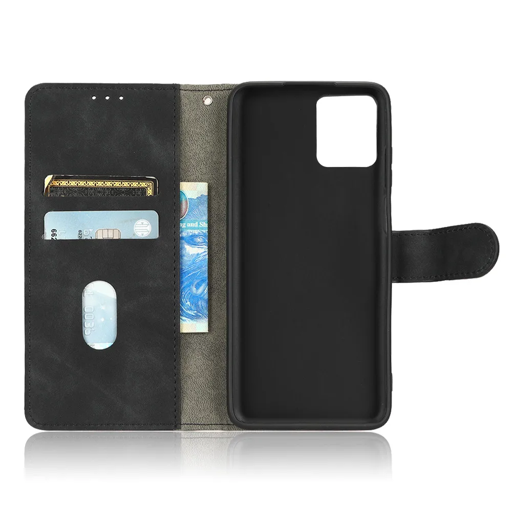 Чехол-книжка для Motorola Moto G32 роскошный текстурный Чехол-кошелек из искусственной