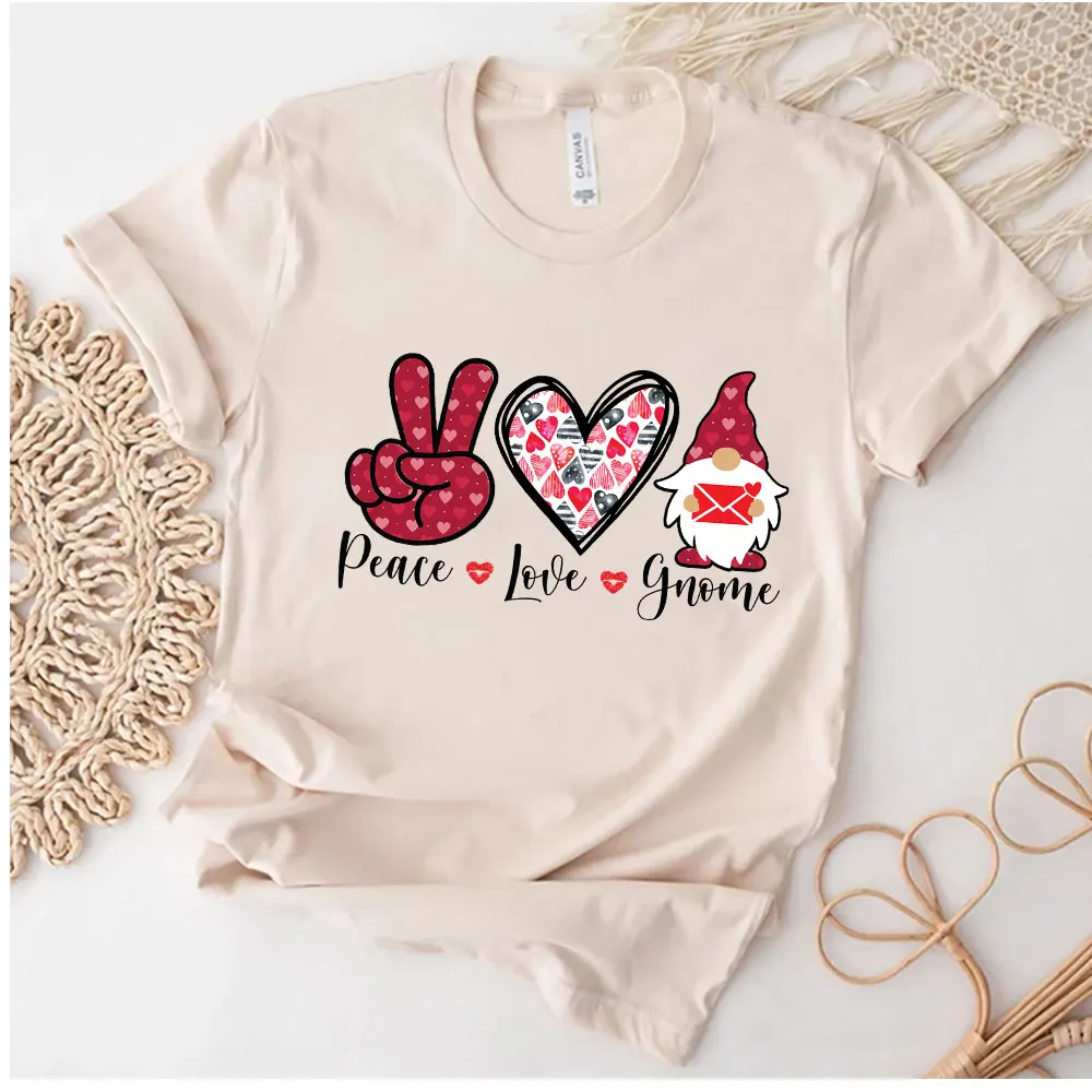 Нашивки Мир Гном Любовь для одежды термонаклейки передачи тепла полоски губ на