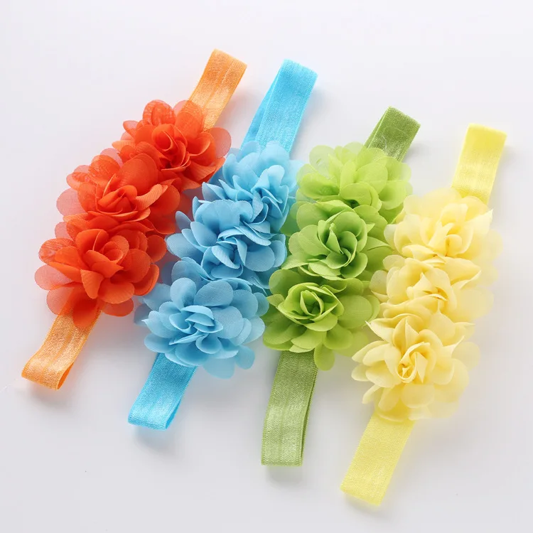 

1 Pcs Girl Headbands for Baby Hair Accessories Children Flower Elastic Infants Hair Bands Kids Knot Hair Bow
