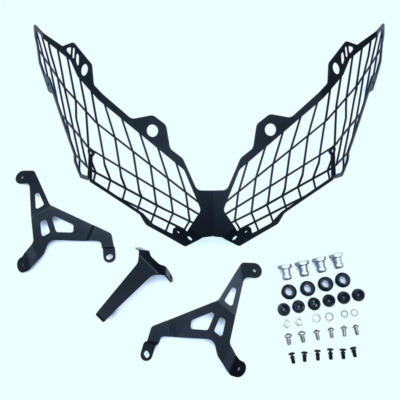 

Headlight Guard Protector Head Light Lamp Mesh Grille Cover Accessories For Kawasaki Versys 650 2015-2020