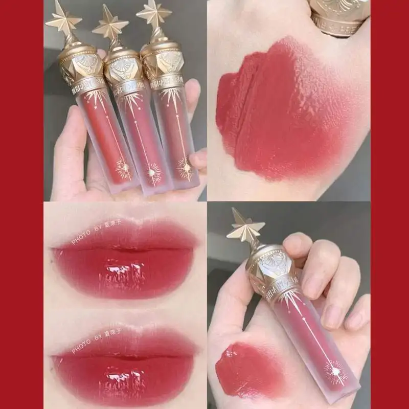

TT New Flower Know Little Star Stick Small Milk Can Iced Tea Water Light Lip Lacquer
