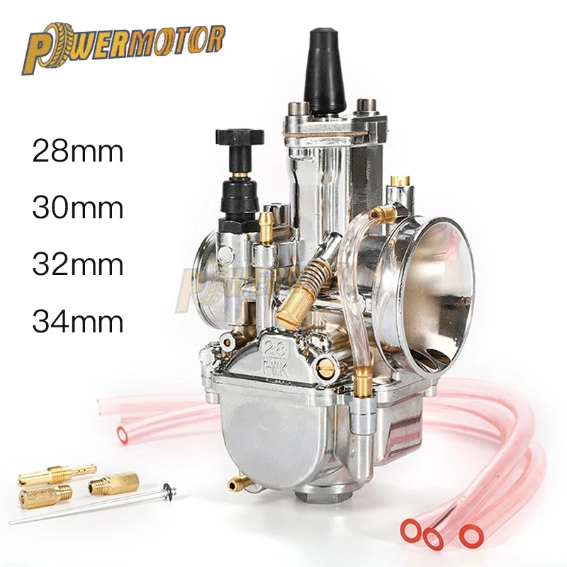 

Motorcycle Carburetor PWK 28 30 32 34mm Carburador for Keihin Mikuni Koso Power Jet for Racing Moto Dirt Bike Motocross