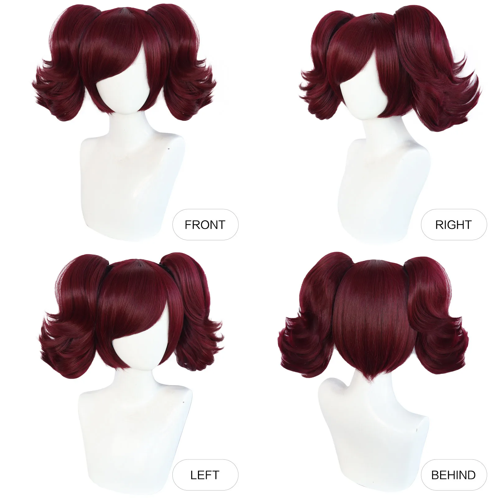 Парик для косплея Mey Rin из аниме конский хвост термостойкие синтетические волосы