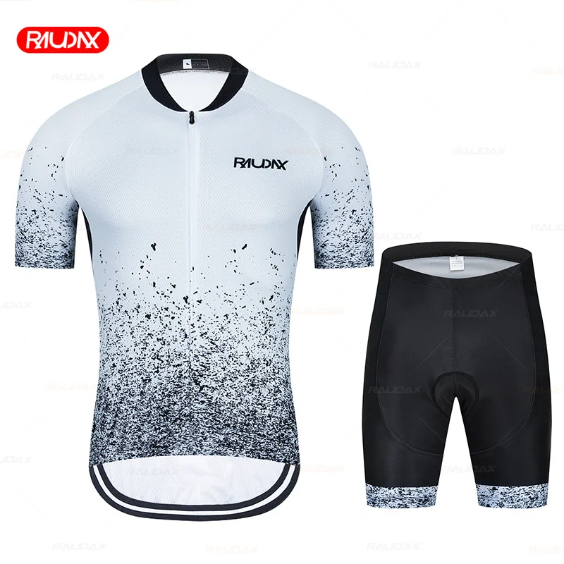 

Raudax 2022 Mens Short Sleeve Cycling Jersey Set Ountain Bike Breathable Cycling Sets Triathlon Ropa Mallot Ciclismo Hombre