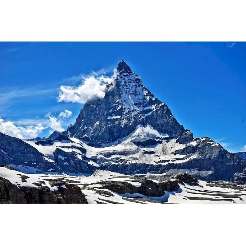 

GATYZTORY Frameless DIY Painting By Numbers Snowy Mountain Scenery Paint By Numbers Handpainted Oil Painting For Home Decors