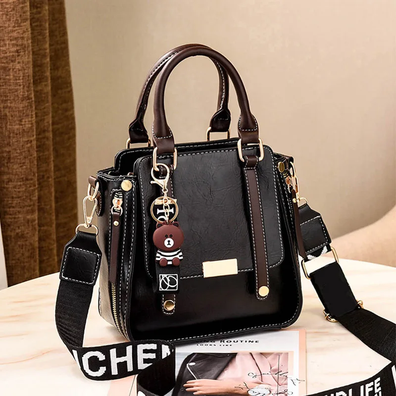 

Women Messenger Bags Fashion PU Leather Ladies HandBags Crossbody Shoulder Bag Boston Hand Bags Hot Sale Totes