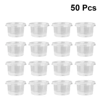 50100pcs 140ml disposable plastic cup ice cream jars food containers yogurt cup dessert bowls sample ice cream box