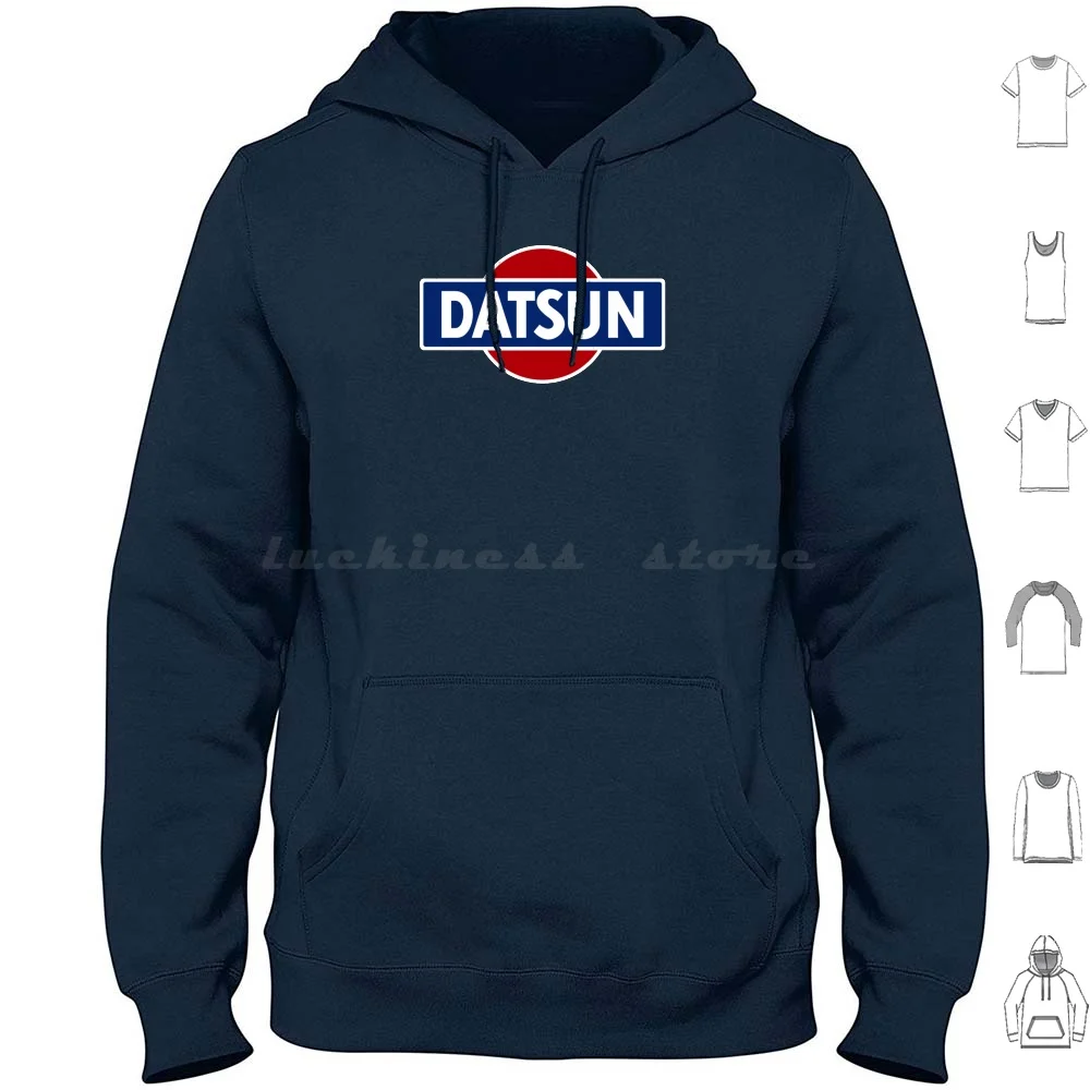 

Datsun 3 Hoodie cotton Long Sleeve Japanese Japan Car Auto Vehicle Retro Vintage Classic Asian 510 Celica 240 260 280 280Z