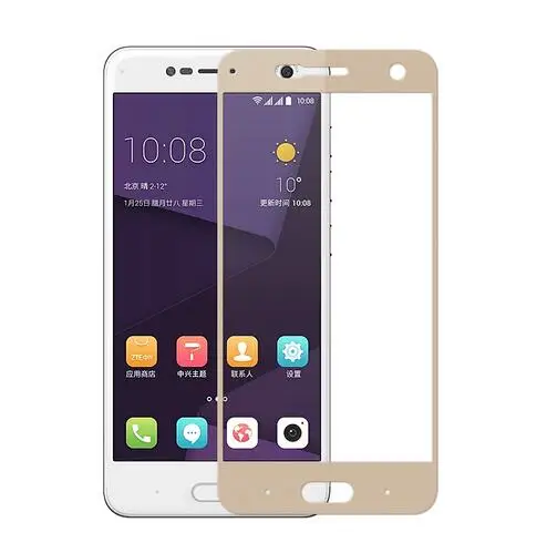 Для ZTE Blade V8 закаленное стекло 9H 3D полное покрытие экрана Взрывозащищенная