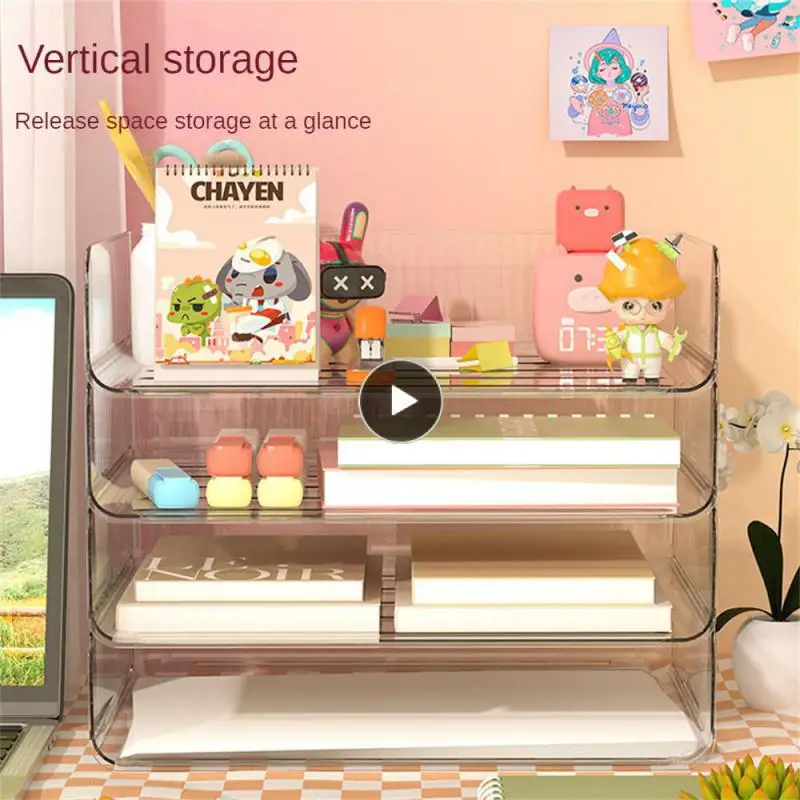 

Solid Color Storage Box Modern Minimalist Large Specifications Desktop Storage Box New Stacked Storage Box Stackable Finishing