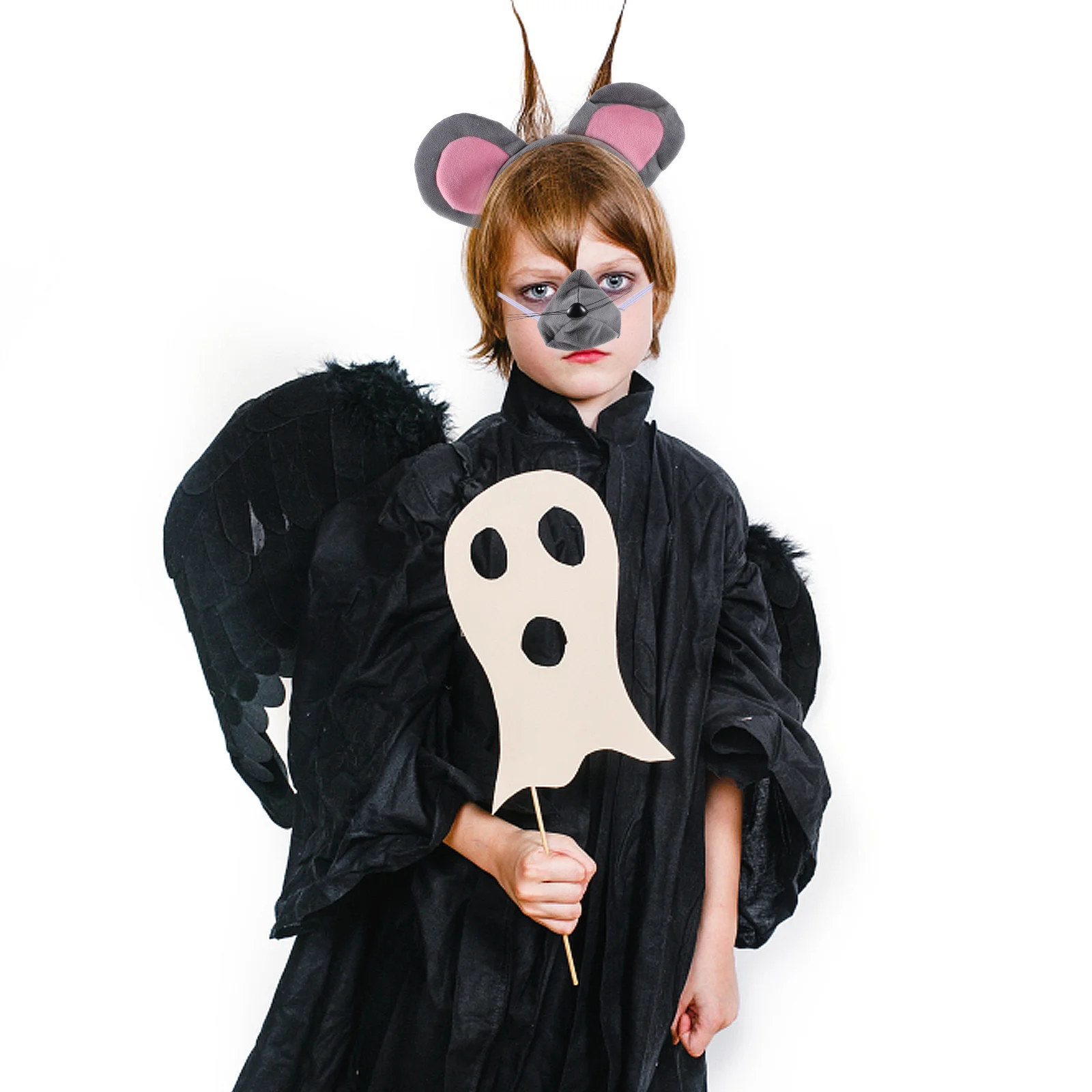 

Hair Accessories For Girls Dress Up Costumes Boys Kids Mouse Mice Ears Headband Headbands Women Decorative Tiara