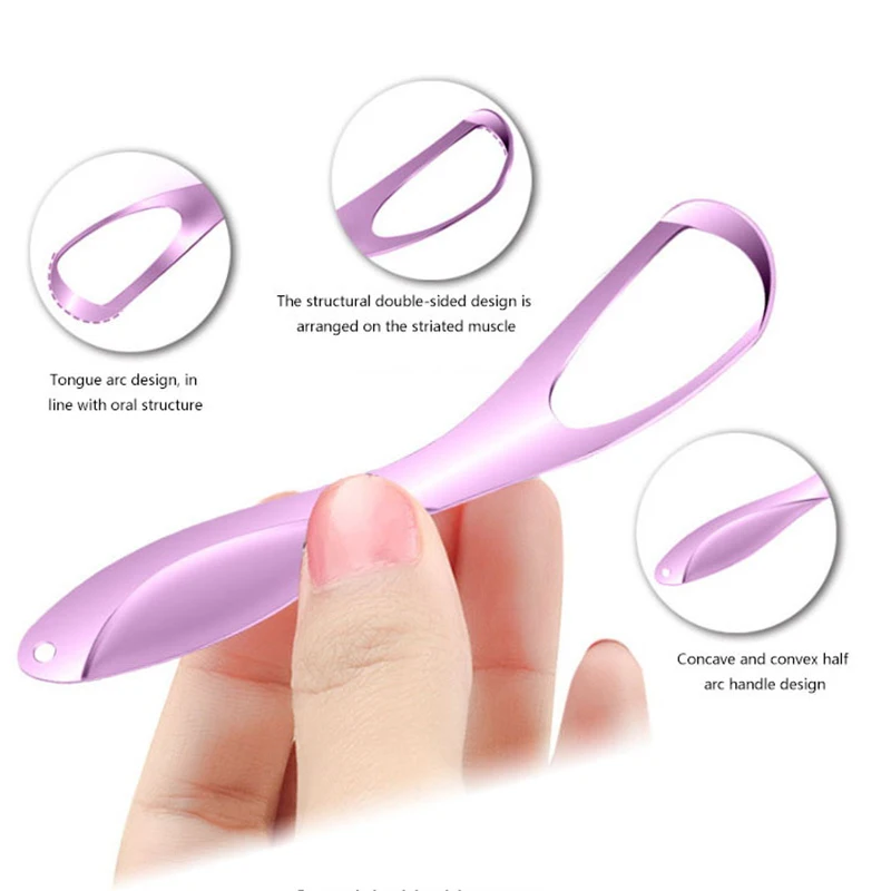 Скребок для языка щетка удаления неприятного дыхания очистка с покрытием из