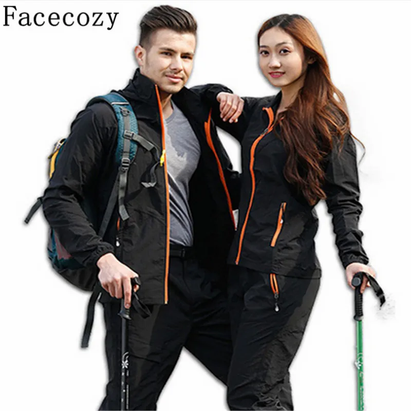 Facecozy Женская и мужская летняя спортивная рубашка для рыбалки быстросохнущая одежда для рыбалки и походов дышащая анти-УФ Одежда для охоты и рыбалки