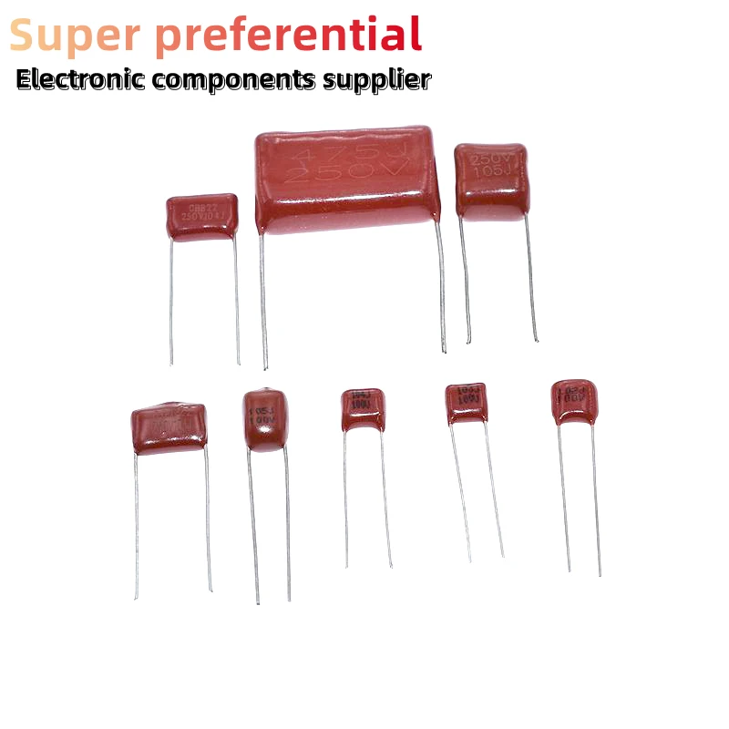 

10PCS 63V 100V 250V 400V 450V 630V 2000V CBB Polypropylene film capacitor 101 103 104 105 125J 221 222 223 224 225 332 333 334