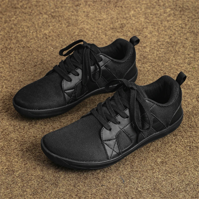 Обувь для босиком с широким носком прогулок пеших женские и мужские кроссовки