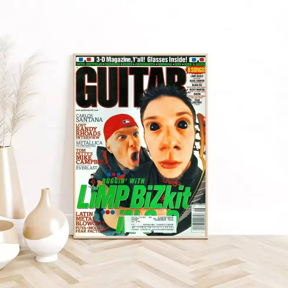 

1 шт. L-Limp Bizkit постер самоклеящаяся художественная водостойкая бумажная наклейка кофейня бар общежитие декор стены комнаты