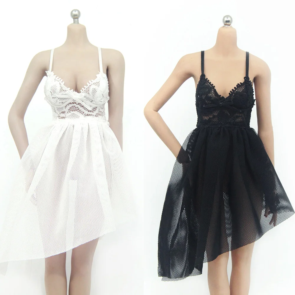 

1/6 hp063 Female Soldier Figure Sexy Low Cut Suspenders Backless Beveled Lace Underwear with Adjustable Shoulder Straps