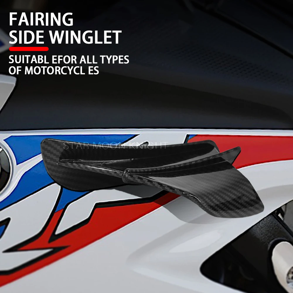 

Motorcycle Fairing Side Winglet Aerodynamic Wing Deflector Spoiler For BMW S1000RR M1000RR HP4 HP2 R1200RS R1250RS K1300S R1100S
