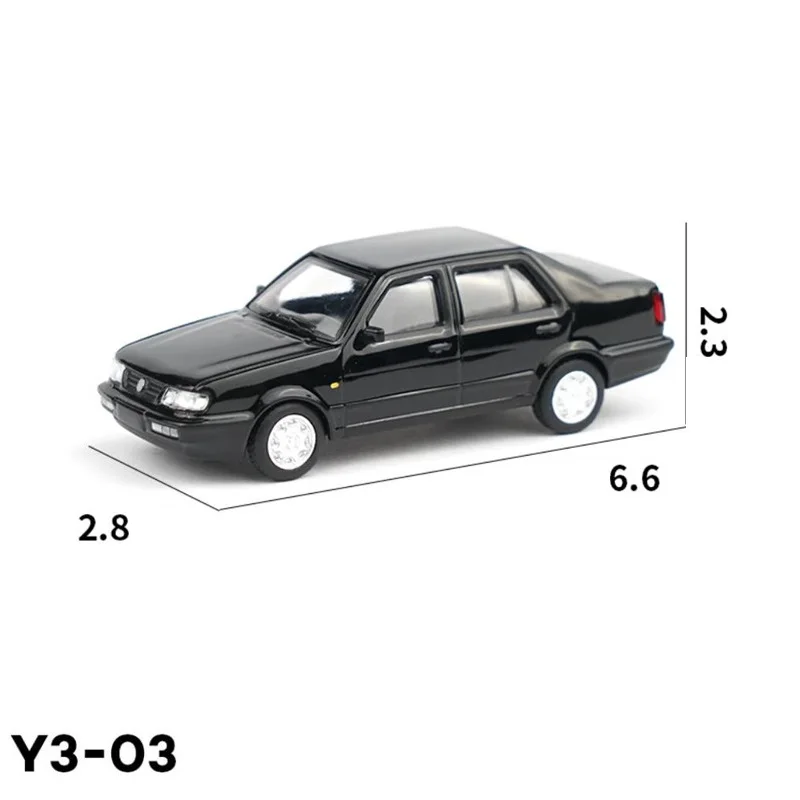 Xcartoys 1:64 2003 Je-tta Cix Y3-03 черная модель автомобиля из сплава