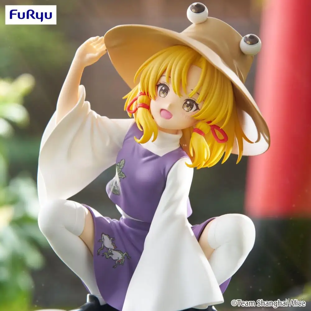 Фото В наличии: Фигурка FuRyu Noodle Stopper Touhou Project Мория Суако, 9 см, ПВХ, аниме-фигурка, модель, подарки, оригинальная коллекционная вещь №2