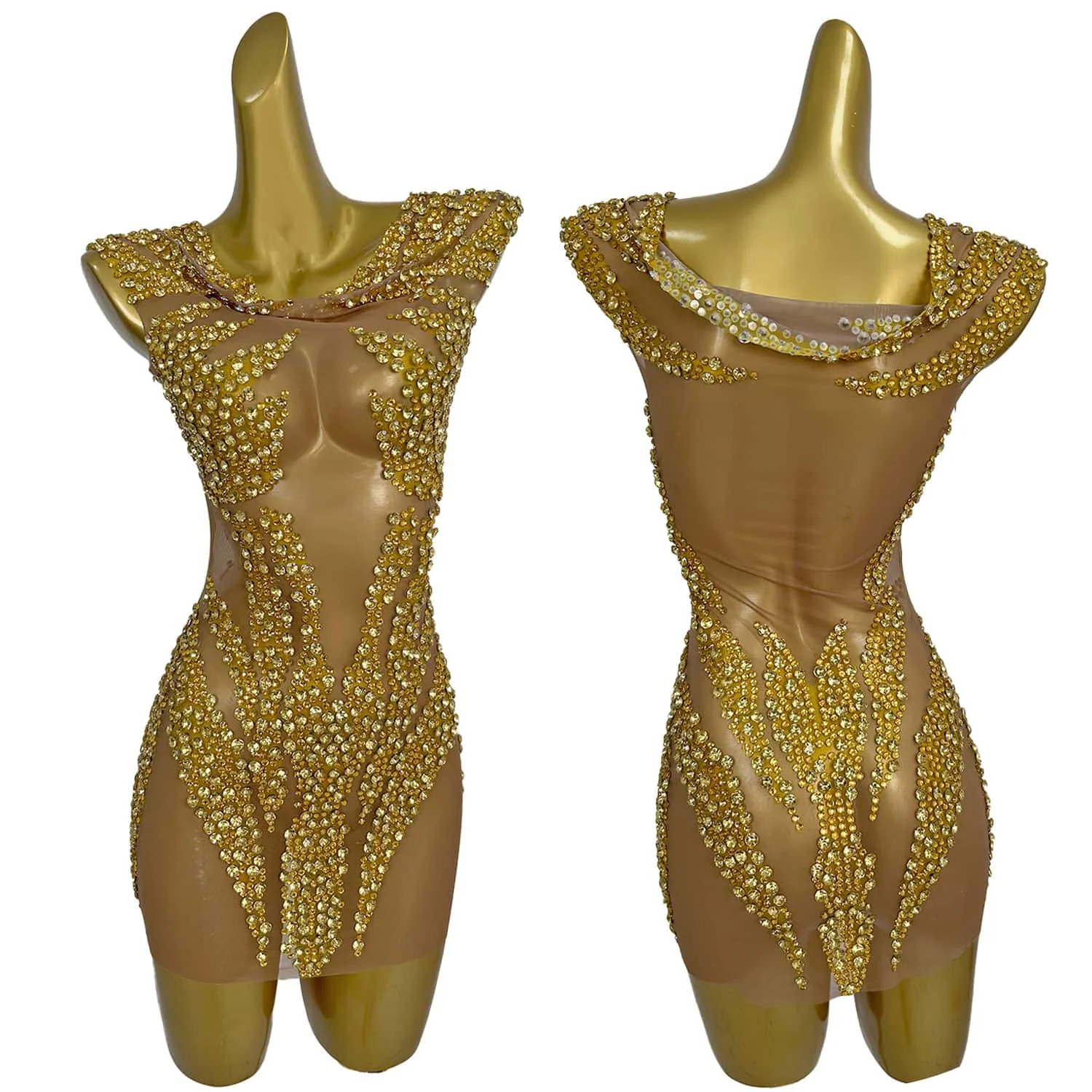 Сексуальное прозрачное платье Xuelian