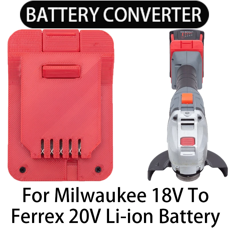 Адаптер для аккумулятора Ferrex 20 в преобразователь Li-Ion Milwaukee 18 адаптер