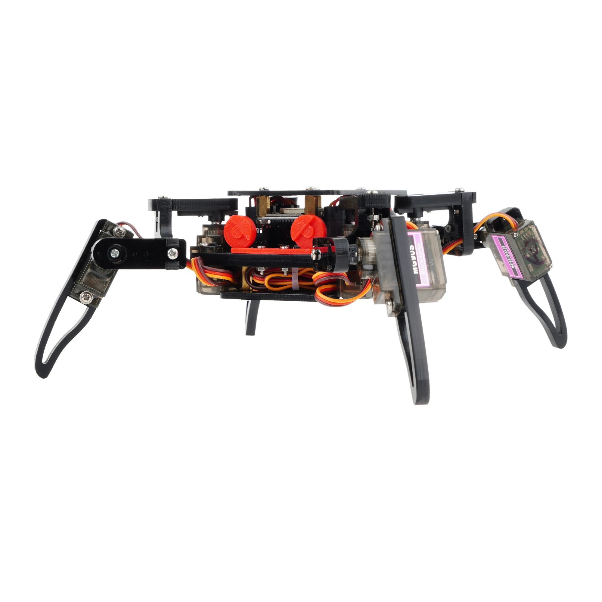 Bionic Quadruped Spider Vector Robot Kit for Arduino, Assembling STEM Educational Toys enlarge