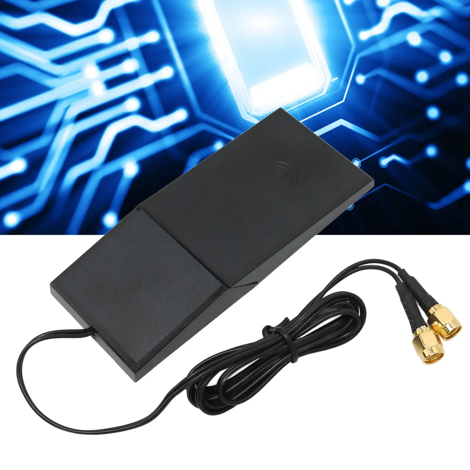 Компьютерная беспроводная антенна RPSMA Вращающаяся складная двухдиапазонная Wi-Fi