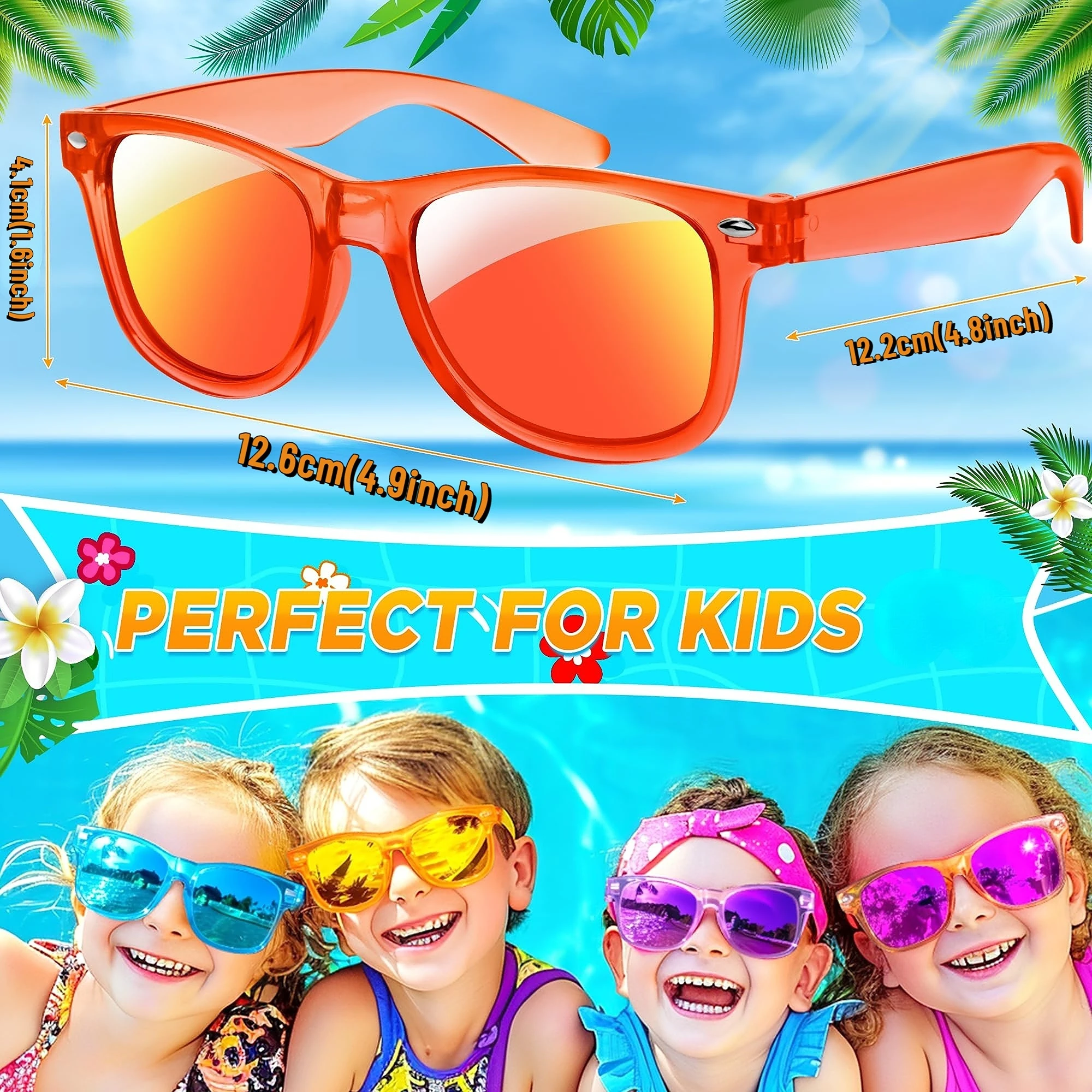 12 - 64 PCS Детские солнцезащитные очки Душа вечеринка девочки пляж бассейн день