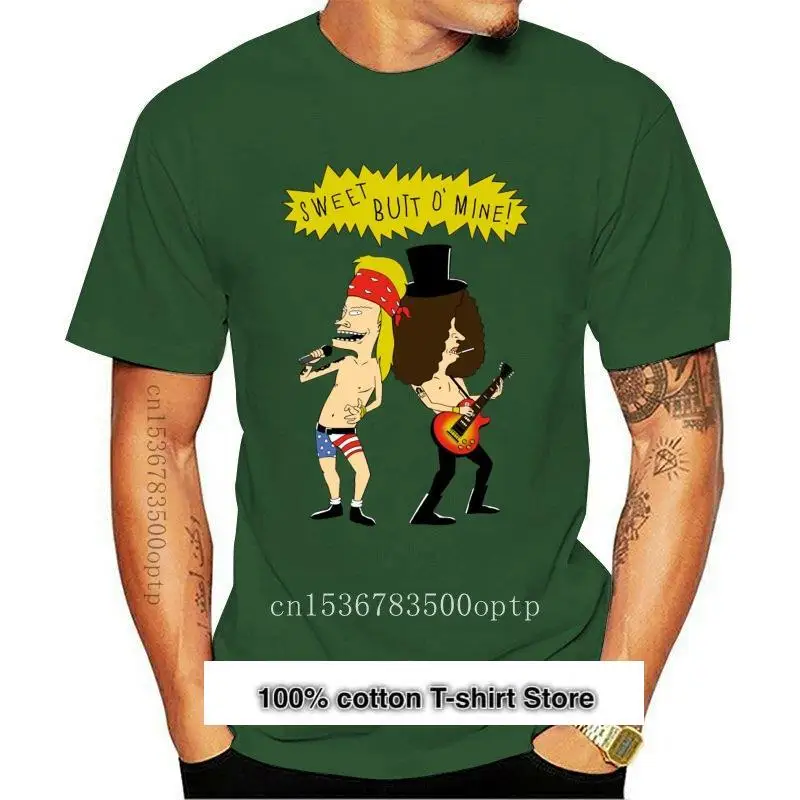 

Футболки с надписью Beavis y Butthead X Guns 'Roses, футболка с принтом, веселая фотография