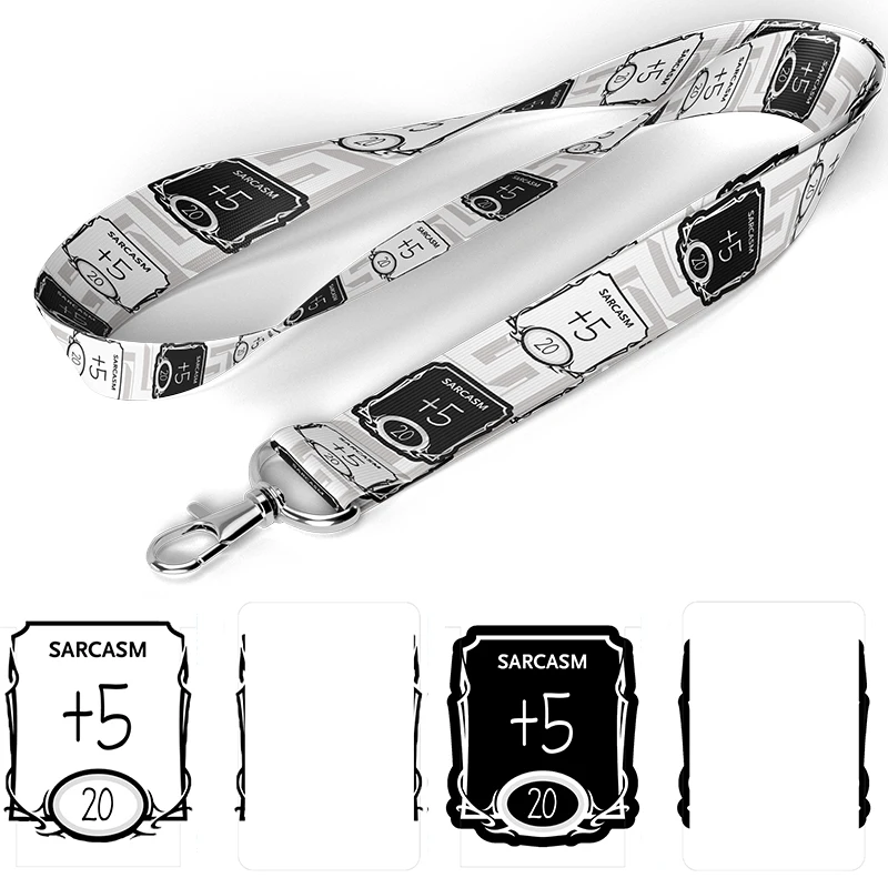 

C2543 D&D DnD RPG D20 Face Dice Dungeons Dragon Lanyard for Key lanyard id badge holder Keychain Key Holder Keyrings Accessories