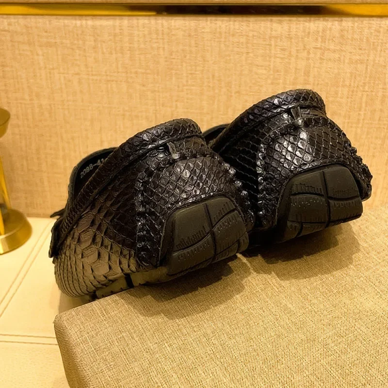 Модные мужские повседневные мокасины с кисточками фиолетовые роскошные