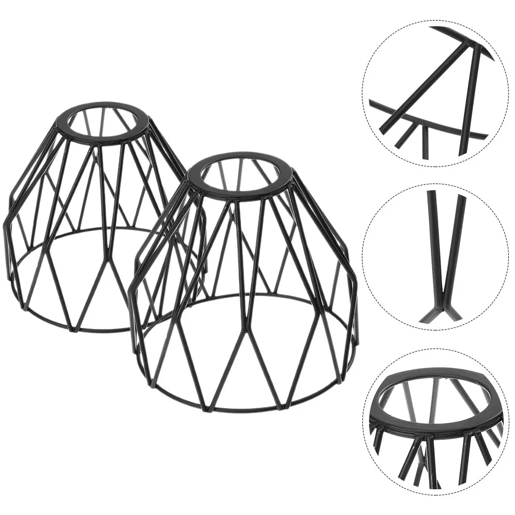 

Lamp Shade Lamp Shade Bulb Wrought Iron Light Bulb Cage Guard Lampshades Pendant Lamp