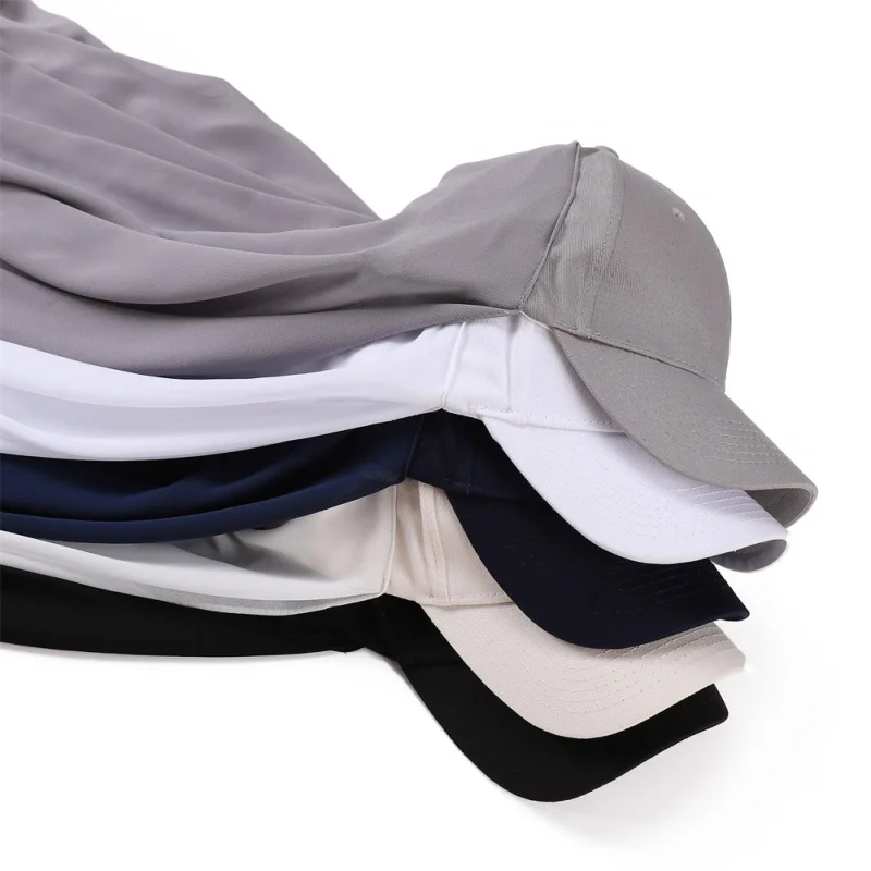 

Cross-Border Sports Style Pure Color Pearl Scarf with Cotton Baseball Cap 2-Piece Set Veil Scarf with Hat