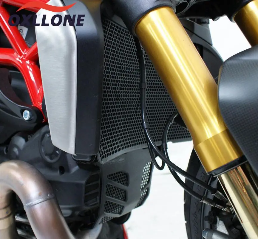 

CNC Radiator Guard Cover Protector For Ducati Monster 1200 25 S R Monster 2013-2023 2022 2021 Oil Cooler Grille Cover Protection