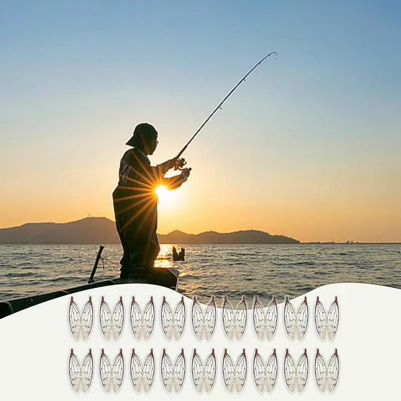 Предварительно вырезанные рыболовные приманки Stonefly Wings предварительно клейкий