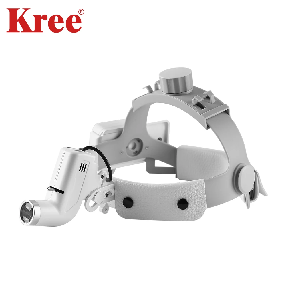 

5W Dental LED Head Light Lamp For Binocular Loupes Brightness Spot Ajustable Dental Lab Headlamp Surgical Headlight