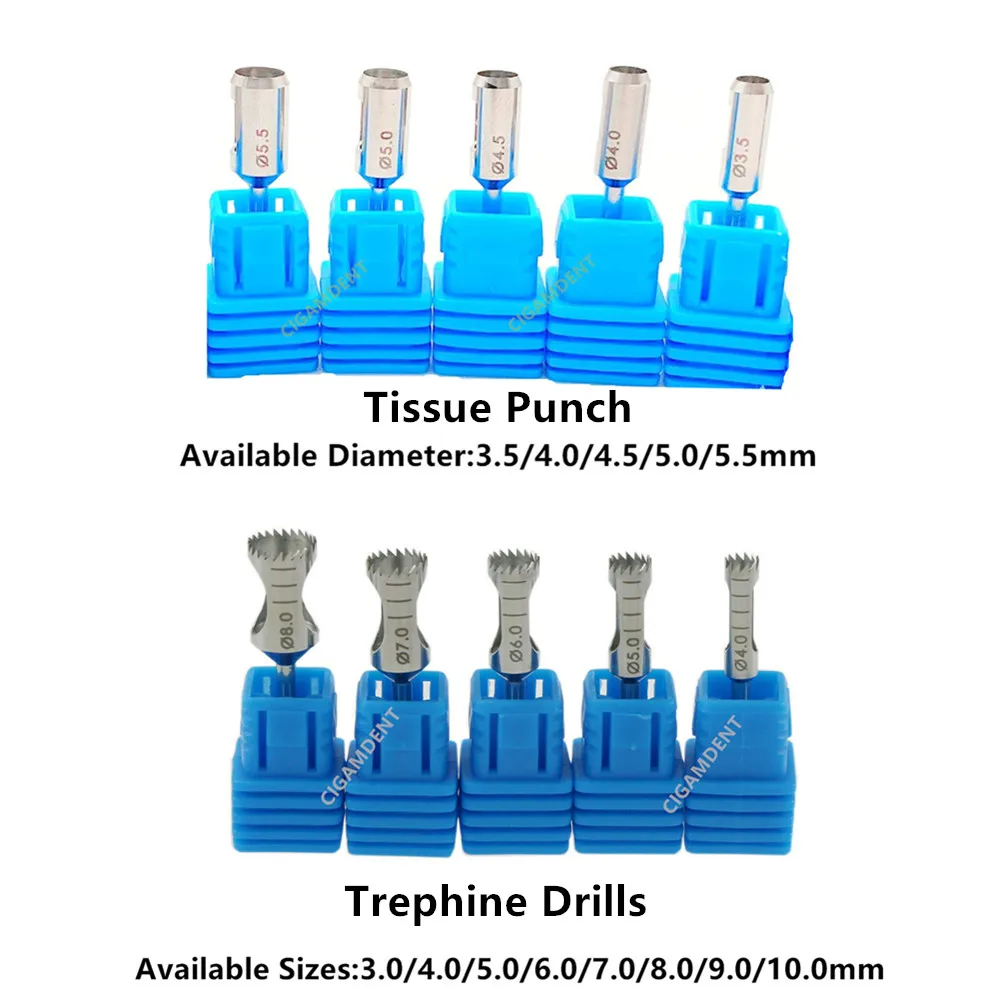 

1Pc Dental Implant Trephine Drills Surgical Instruments Bone Graft Burs Saw For Low Speed Implant Handpiece