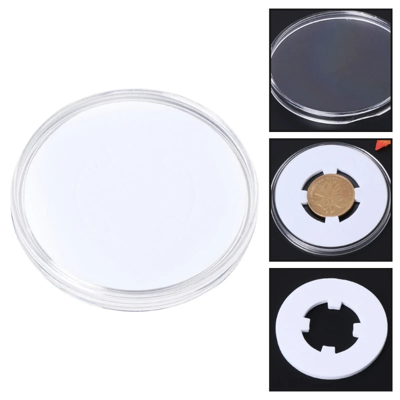 

Plastic Coin Capsule Holder Collection Storage for CASE PENNY DIMES QUAR