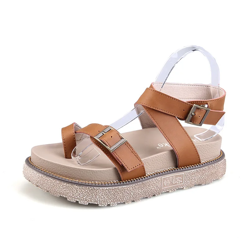Women Shoes Summer Sandals Open Toe Sandals Ladies Comfy Sandals Woman Retro Casual Wedge Shoes Lightweight Chaussure Femme