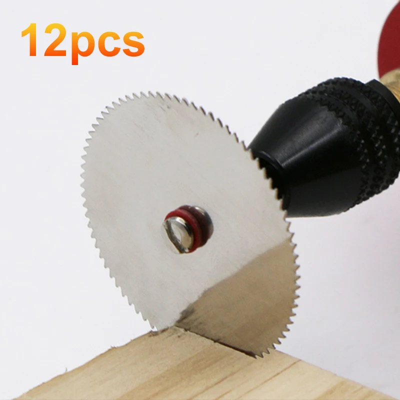 12 шт. мини-диск для циркулярной пилы электрический шлифовальный режущий диск