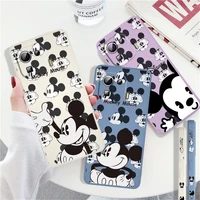 disney mickey mouse art phone case for xiaomi mi poco x4 m4 f4 gt 12 11 11i 11t 10t 9 se ultra lite pro liquid left rope