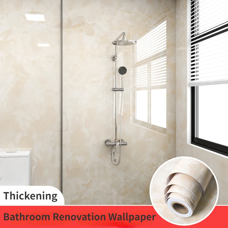 

Bathroom Wall Stickers Decoration Self-adhesive Oil Proof Waterproof Moisture-Proof Kitchen Wallpaper Cabinet Renovation Sticker