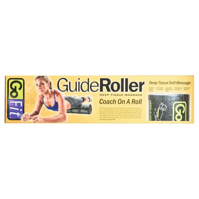 

Dense Foam Massage Roller - Super High-Density Foam Roller with 12 Printed Exercises