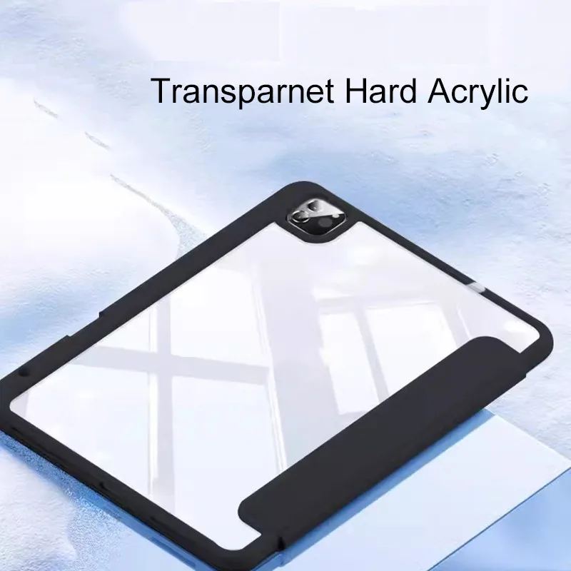 Прозрачная акриловая фотовспышка для iPad Pro 13 2024 7th 11 Air 6 5 4 3Pro 2 1 10th 10 9 9th 7 Mini Pro12.9