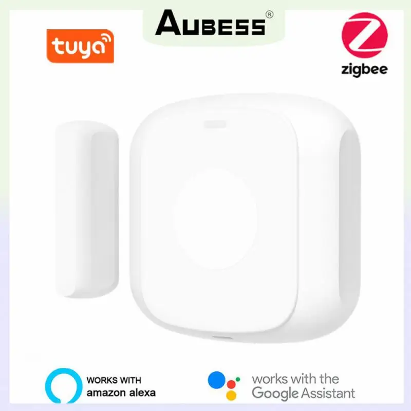 

Датчик Контакта двери и окна Tuya Smart ZigBee, сенсор с приложением для умного дома, с дистанционным управлением, беспроводной детектор открытия/з...