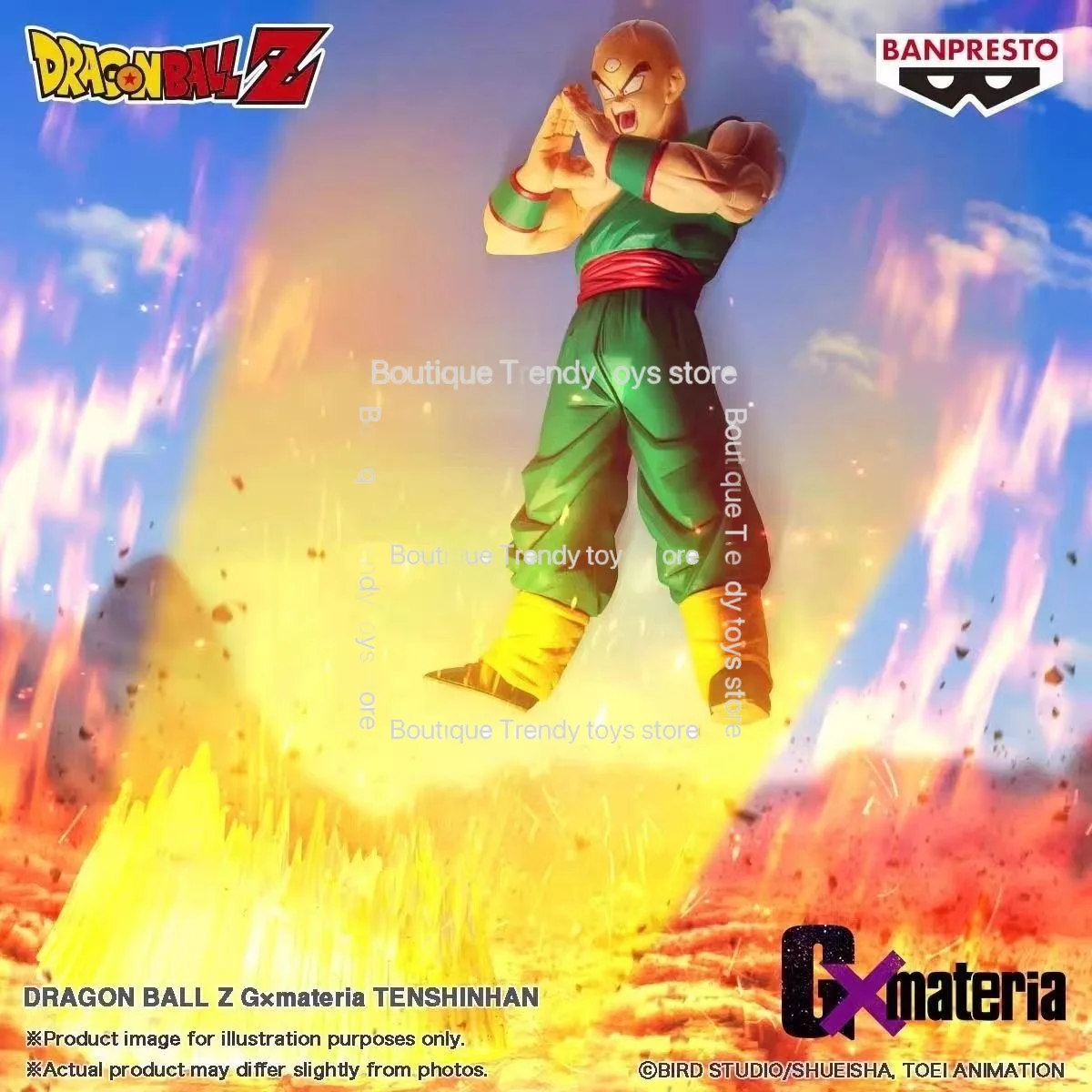 Фото В наличии: Оригинальная фигурка Bandai Banpresto Dragon Ball Gxmateria Тен Шинхан, новая, в коробке. №5